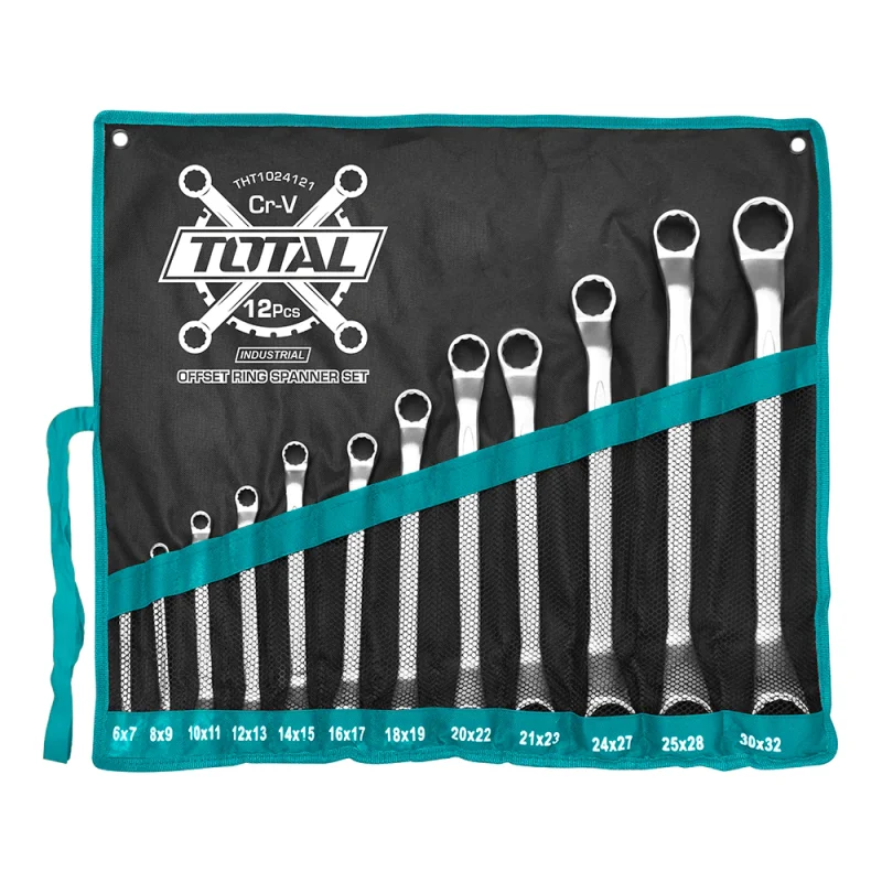Set 12 chiavi poligonali doppie curve in busta 4221463212