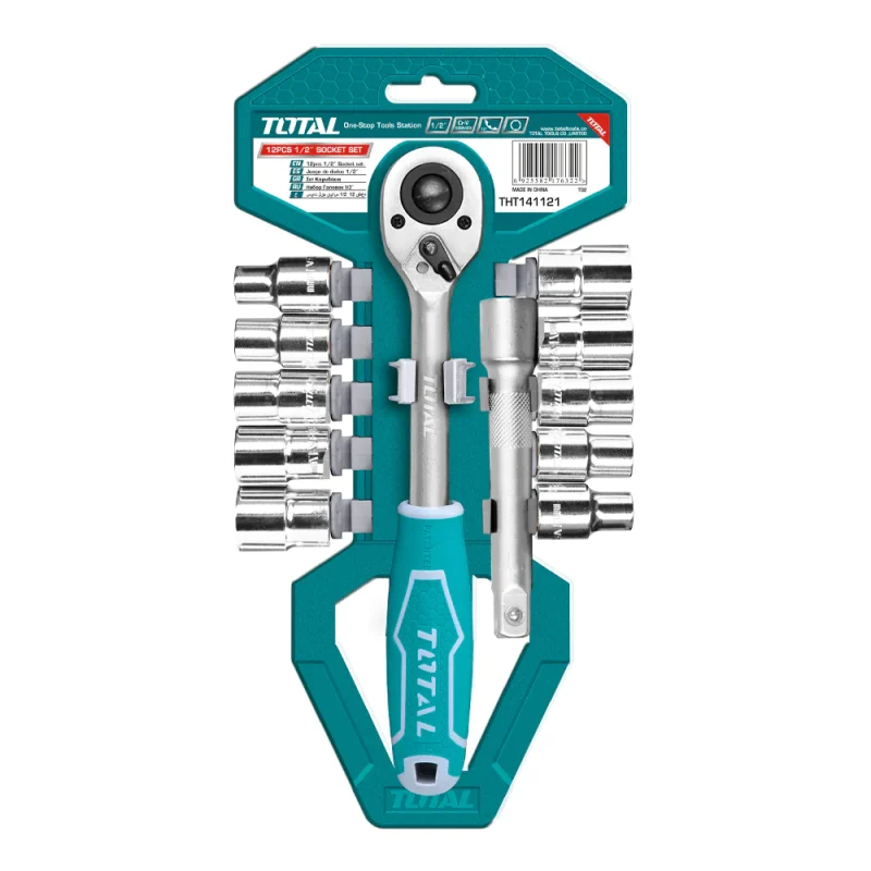 Assortimento 12 pezzi bussole 1/2'' e accessori 4240812012