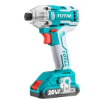 Avvitatore a impulsi a batteria Total azzurro e bianco, senza batteria