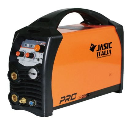 Saldatrice Jasic Italia modello "PRO" di colore arancione e nero